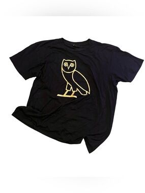 OVO octobers very own OG owl logo men’s short sleeve shirt size L